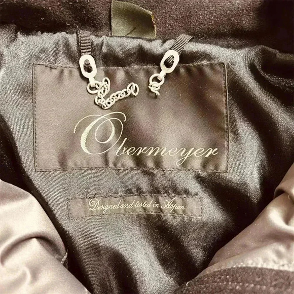 Obermeyer Womens Metallic Brown Hooded Puffer Jacket Size 6 Quilted Winter Coat - Picture 14 of 15